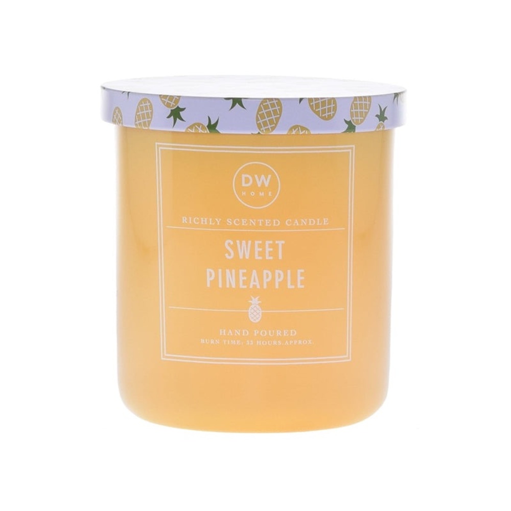 DW Home Sweet Pineapple Candle - Vibrant Yellow